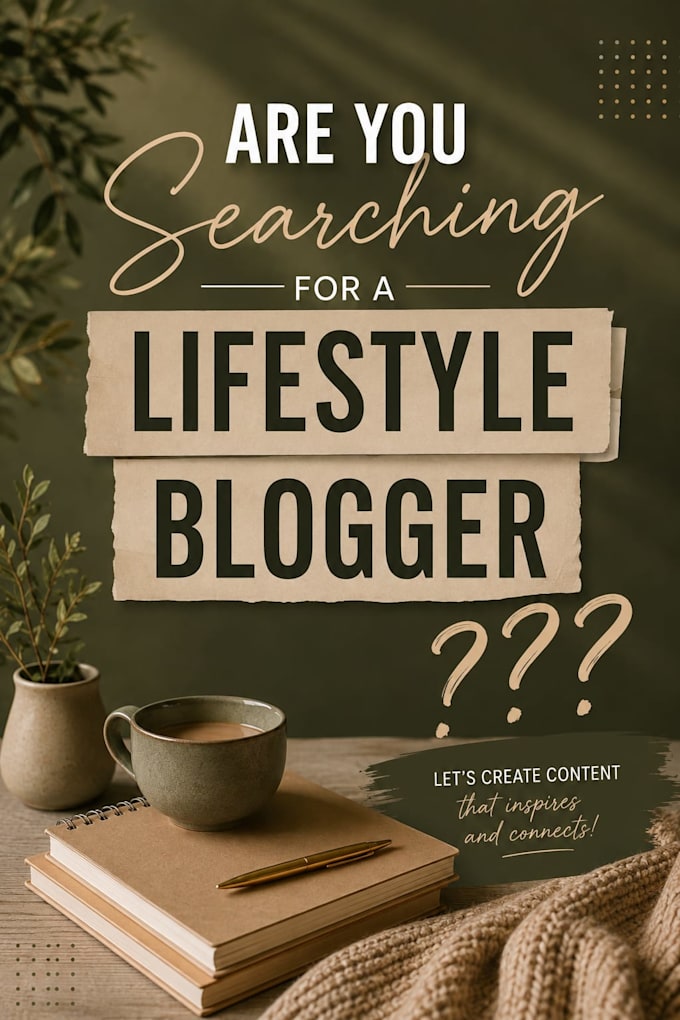 write lifestyle blog for you
