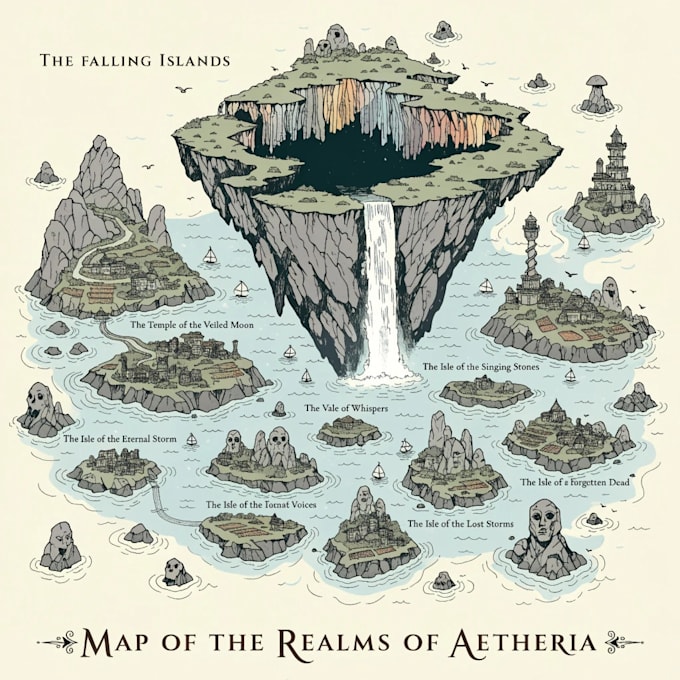 do draw fantasy map for your fictional world