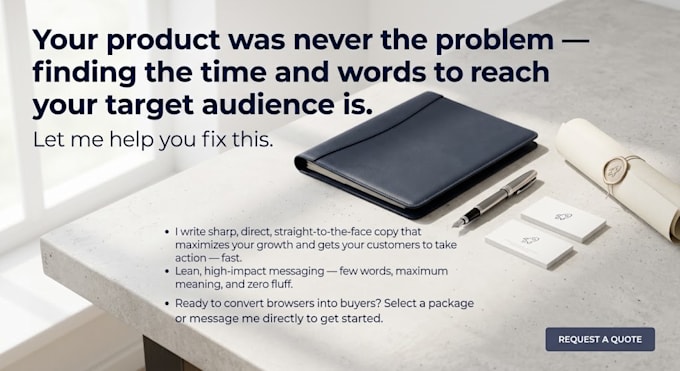 be the only copywriter you will need