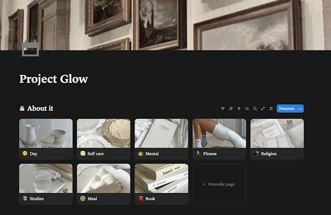 create a personalized notion workspace and dashboard