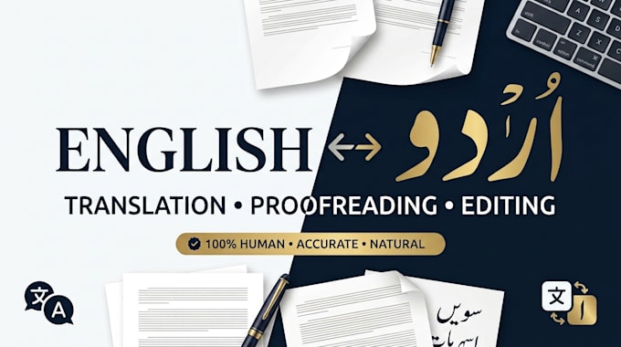 professionally translate proofread, edit your urdu documents
