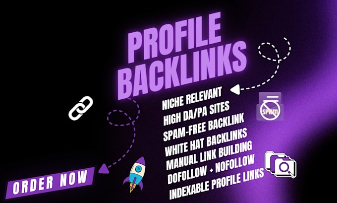 do manually 600 profile backlinks and seo link building