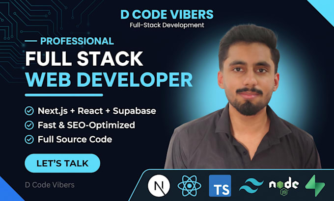 be your next js developer for full stack web app development