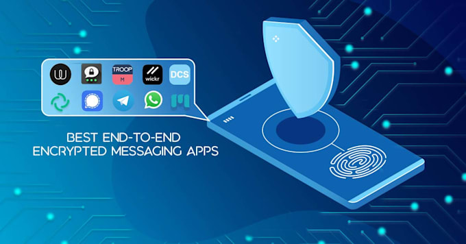 build end to end encrypted chat app and file sharing system
