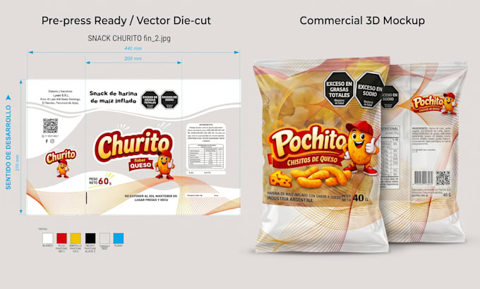 design professional box packaging and digitize your die cut template
