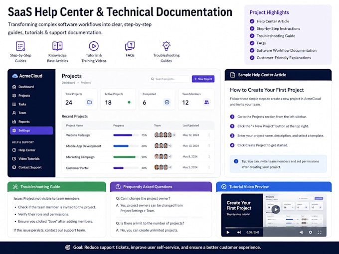 create saas tutorial and software onboarding videos