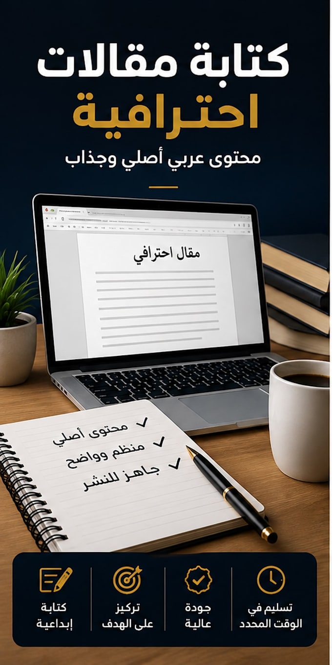 write SEO articles and blog posts in arabic