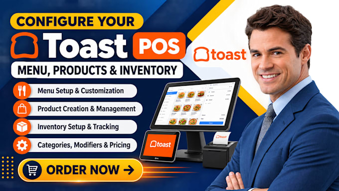 configure your toast pos menu, products and inventory
