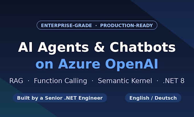 build an ai agent or chatbot with azure openai and dotnet
