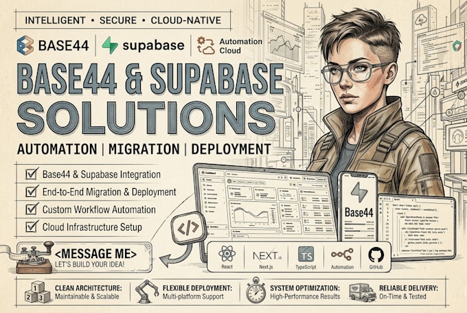 base44 deployment, automation, base44 migration supabase