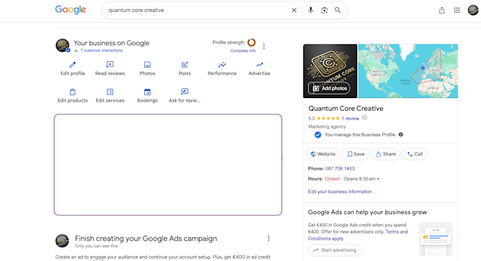 optimize your google business profile