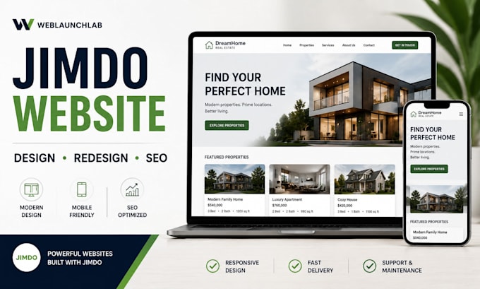 build jimdo website design jimdo website redesign jimdo SEO