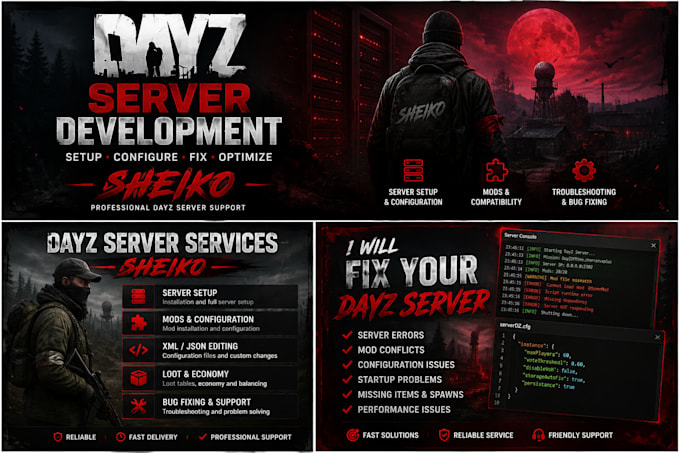 fix and troubleshoot your dayz server, mods and configuration