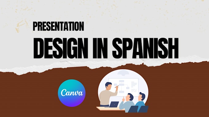 design presentation in spanish with canva
