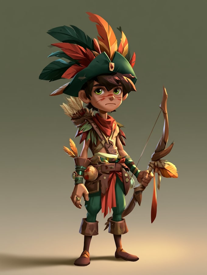 draw 2d game character or 2d game character