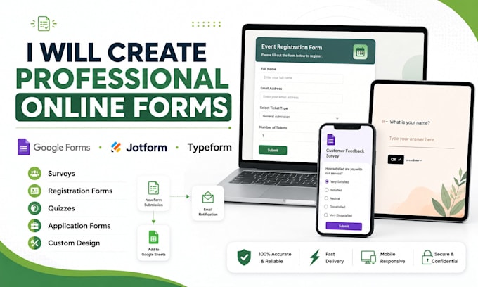 create a professional custom google form survey