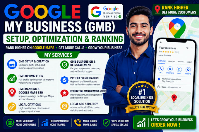 do google my business gmb setup optimization and ranking