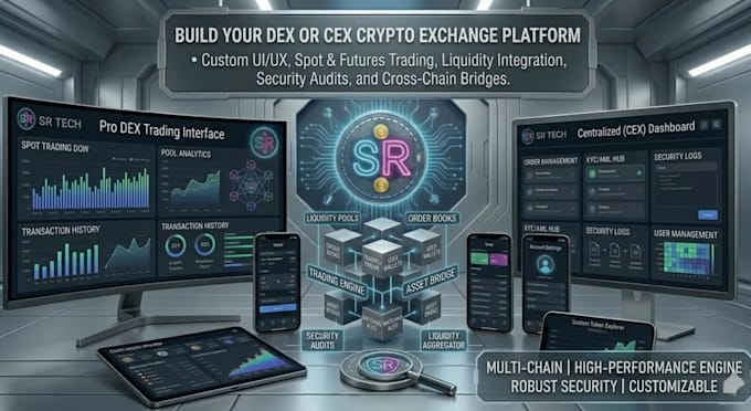 build a dex or cex crypto exchange platform