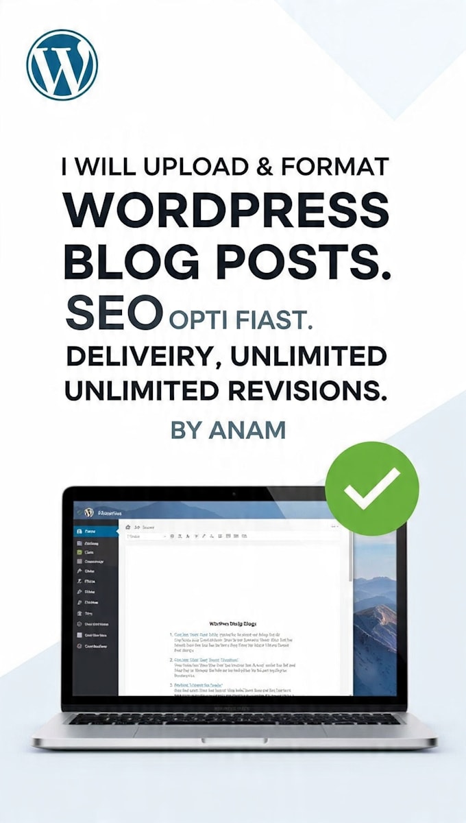 format and upload blog posts to wordpress with SEO