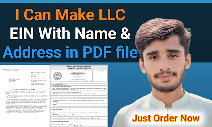 make edit ein llc certificate with specific names