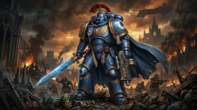 paint your warhammer 40k and fantasy miniatures