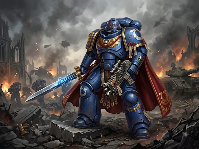 paint your warhammer 40k and fantasy miniatures