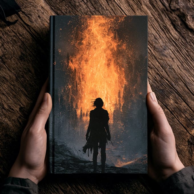 design cinematic fantasy book cover art