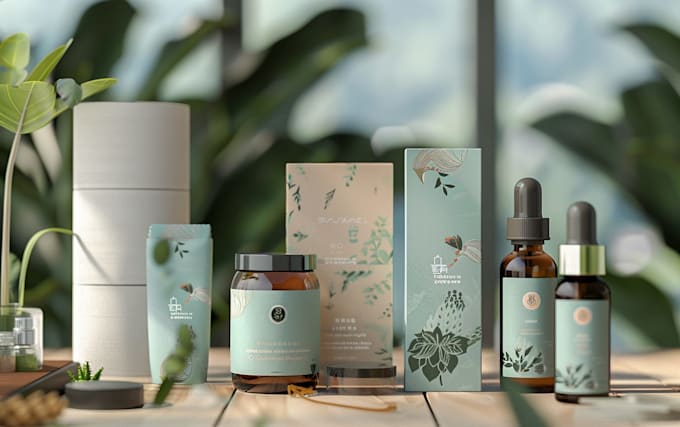 modern and professional packaging design