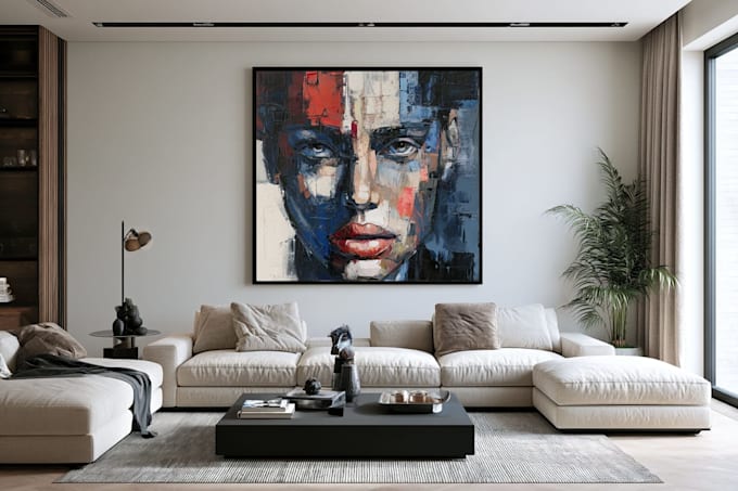 paint impressionism abstract portrait illustration
