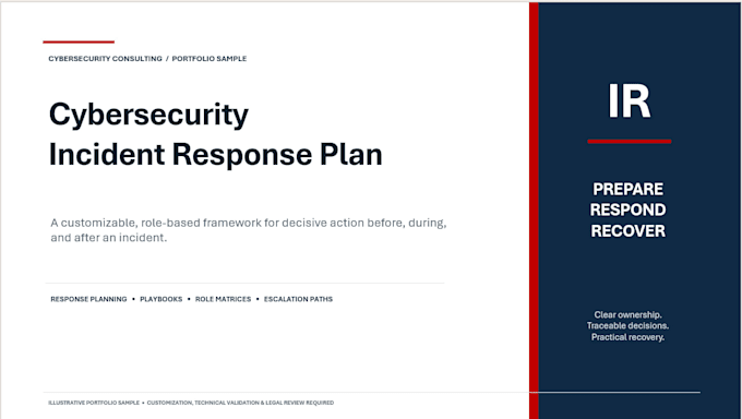assess your incident response plan and provide actionable improvements