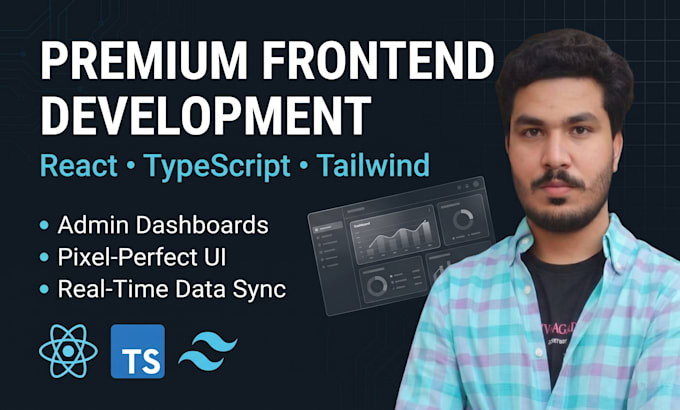 build a modern react frontend with typescript and tailwind
