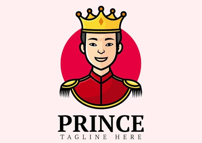do luxury monogram prince logo design