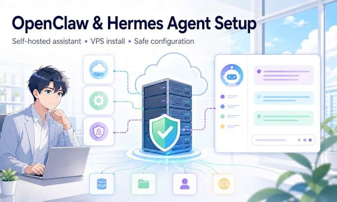 set up hermes or openclaw agents self hosted on your vps