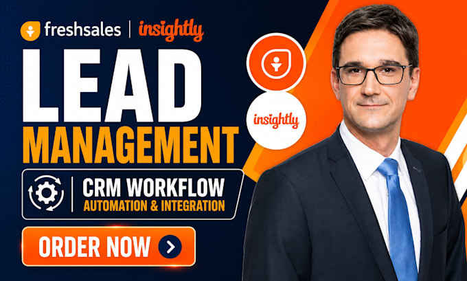 setup freshsales insightly lead management crm workflow automation integration