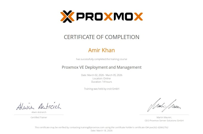 setup proxmox ve and ceph cluster for private cloud or homelab