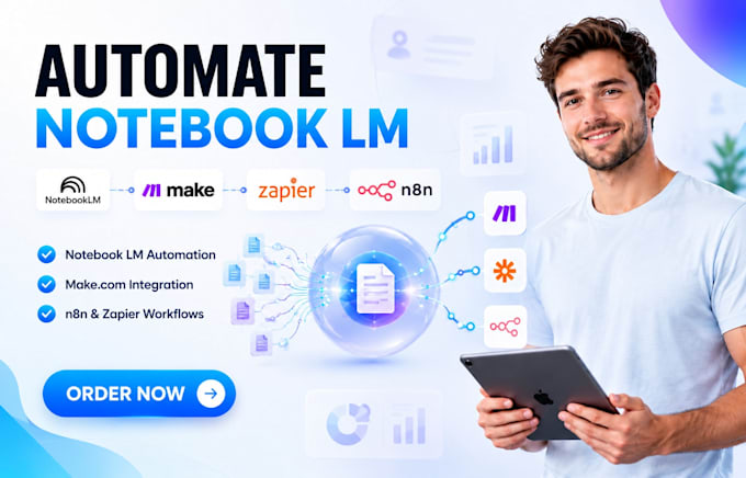 automate notebook lm with make com zapier and n8n