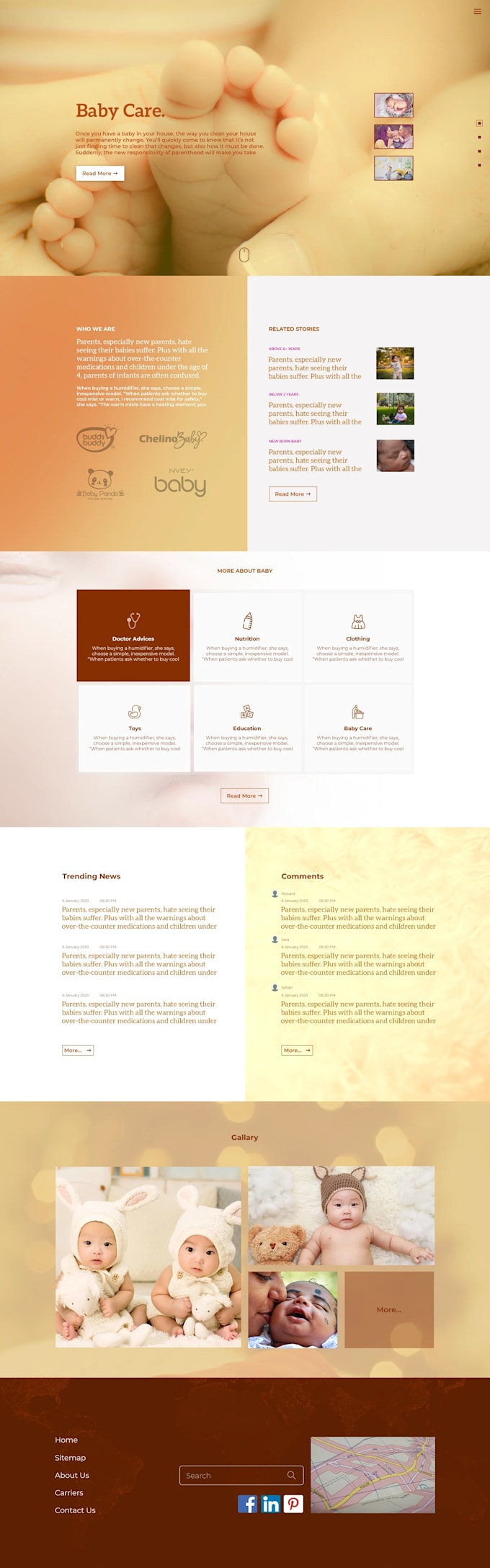 create a website UI