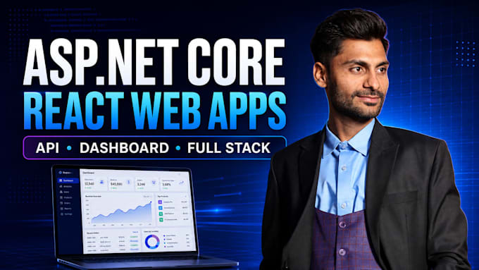 build aspdotnet core apis and react applications