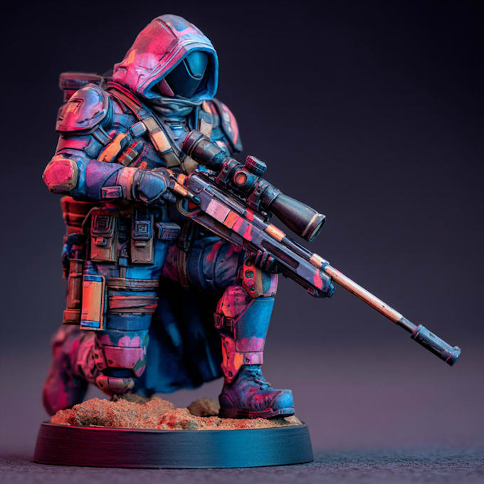 create a warhammer 40k character art