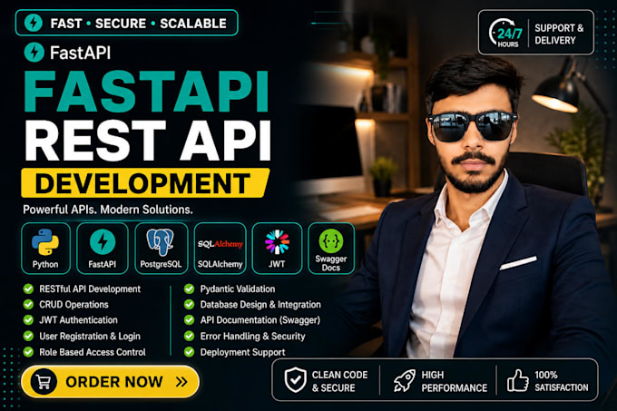build a fastapi rest api with postgresql and jwt authentication
