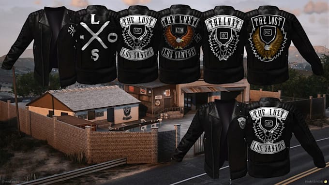 create mc kuttes fivem vest flag mc bike patch kuttes