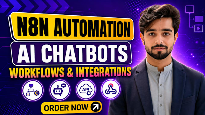 build ai chatbots, ai agents, n8n automation and API integrations