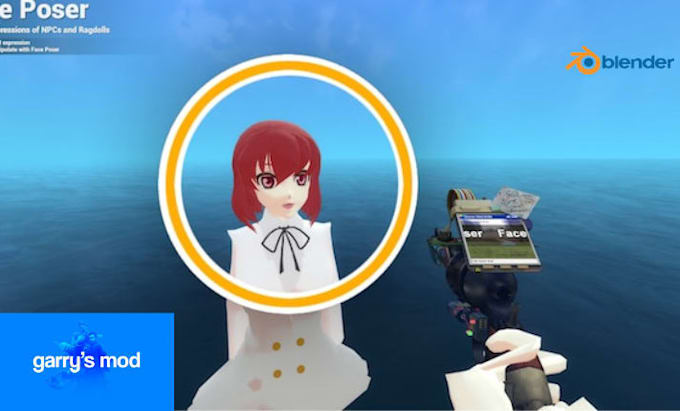 create custom garrysmod character, props and game ready 3d models, player model