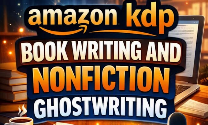 provide amazon kdp book writing and nonfiction ghostwriting
