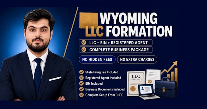 register full llc in wyoming, registered agent and get ein
