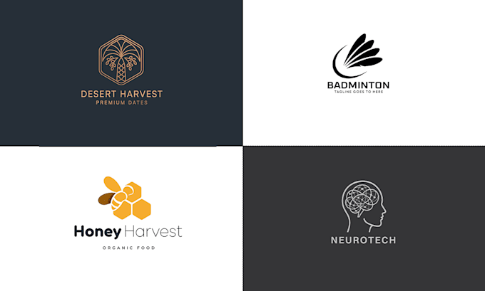 create a clean modern minimalist monochrome business logo