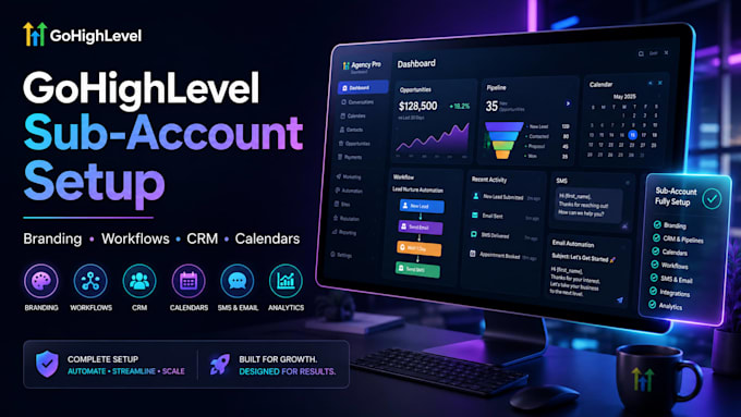 do go high level sub account full setup and branding