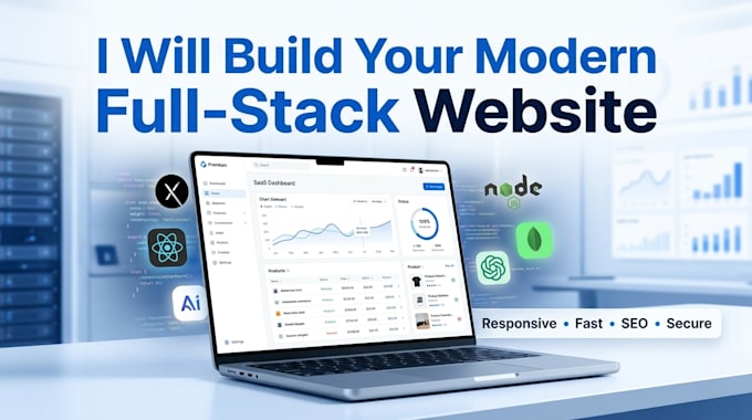 build a react next js website as a full stack developer