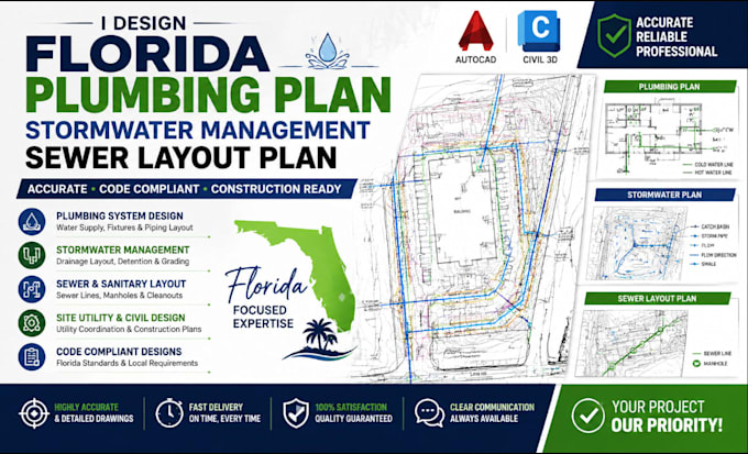 design florida plumbing plan stormwater management sewer layout plan