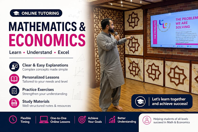 tutor mathematics and economics online